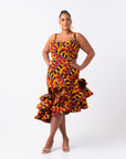 LIRA African Print Crop Top