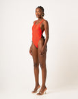 SAMIAH SIDE TIE ONE PIECE SWIMSUIT