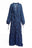 AZI BLUE LONG SLEEVE CHIFFON KIMONO