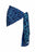 AZI BLUE CHIFFON SCARF