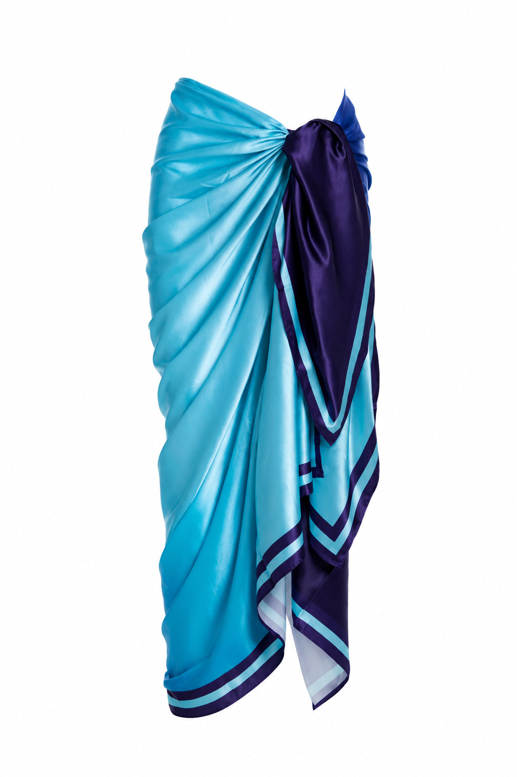 IRIS BIG SILK SCARF