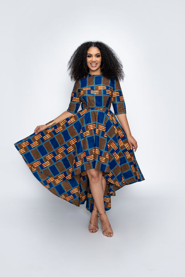 BAYO African Print Hi-low Dress