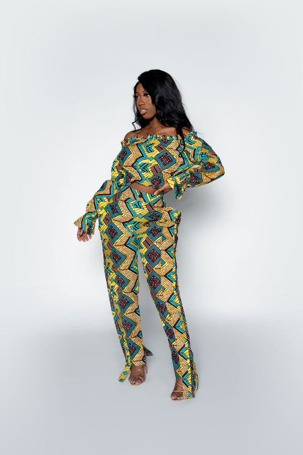 REMI African Print pants