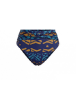 ANU BLUE HIGH WAIST BIKINI BOTTOM