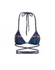 ANU BLUE BIKINI TOP