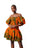 OYIN African print smocked body mini dress