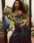ANU BLUE BIKINI TOP