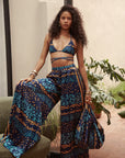 ANU BLUE BIKINI TOP