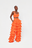 Linen SERENA Crop Top IN ORANGE