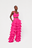 Linen SERENA Crop Top in Pink