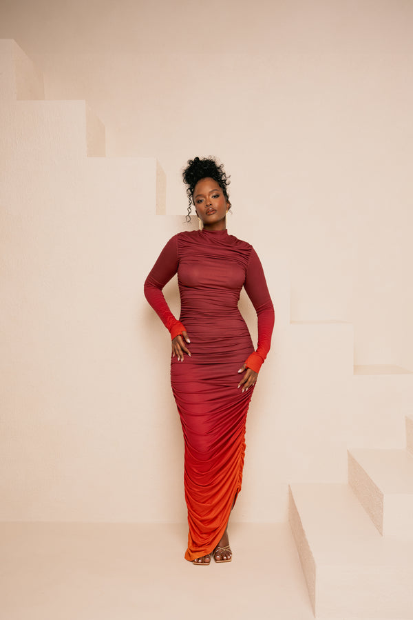 AMARA African Print One-shoulder Mini Dress