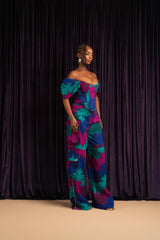ZURI African Print Corset Top