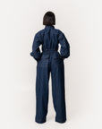Denim Pinstripe JAKKI Jumpsuit