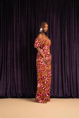 OGE African Print Corset Top
