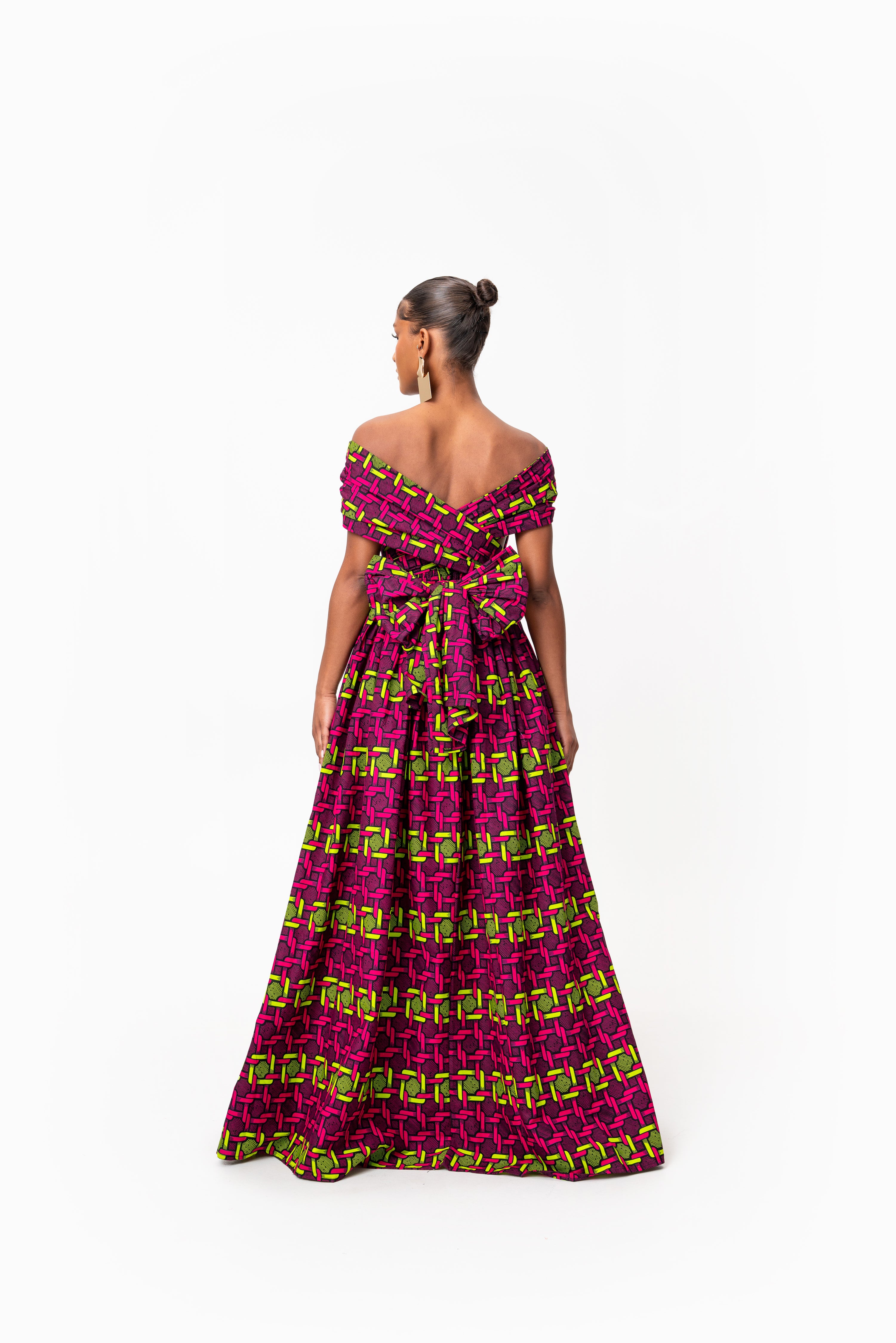 WUNMI African print Maxi Infinity dress – OFUURE