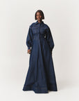 Denim Pinstripe EMMA Maxi Dress