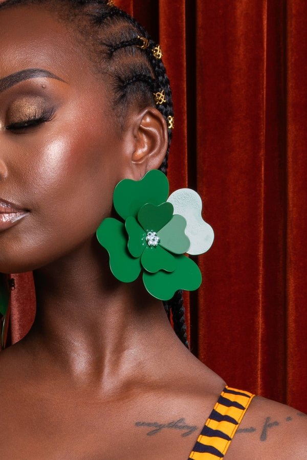 SATO earrings in GREEN