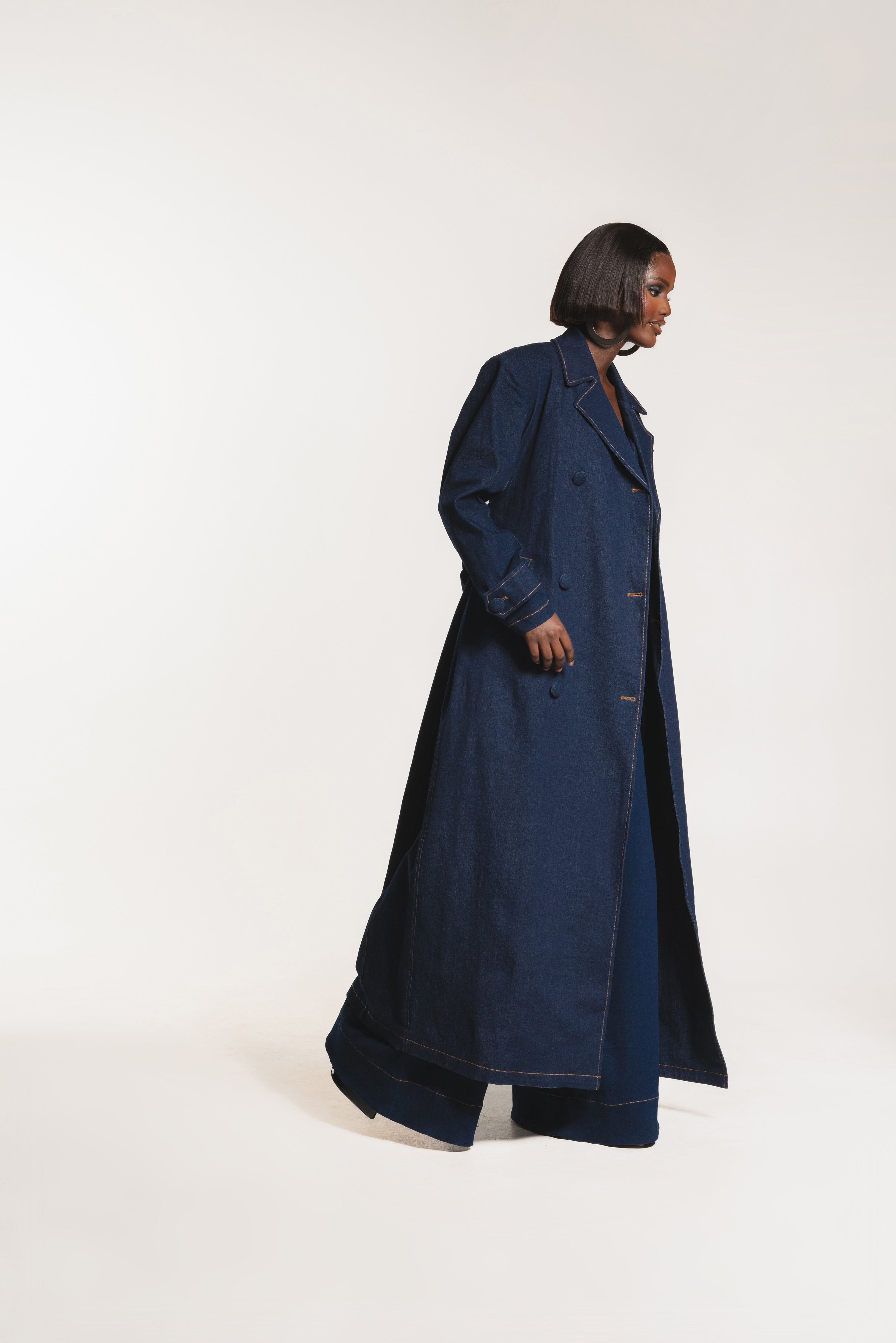 Denim ONO Trench jacket – OFUURE