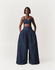 Denim Pinstripe SHANI Pants
