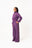 PURPLE QUEEN Plush fleece Crop SET