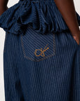 Denim Pinstripe AMARA Pants