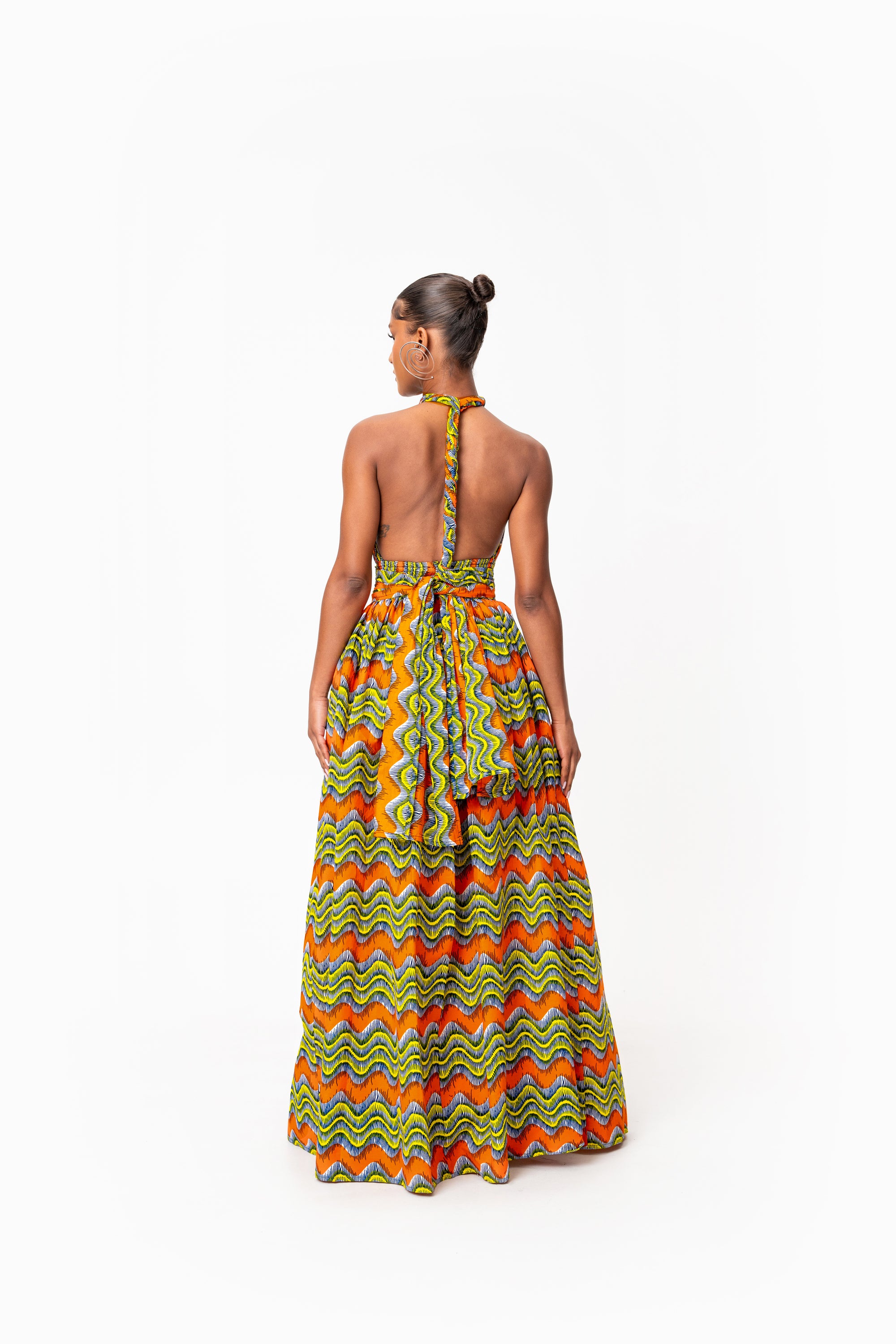 TANI African print Maxi Infinity dress OFUURE TANI African print Maxi Infinity dress OFUURE