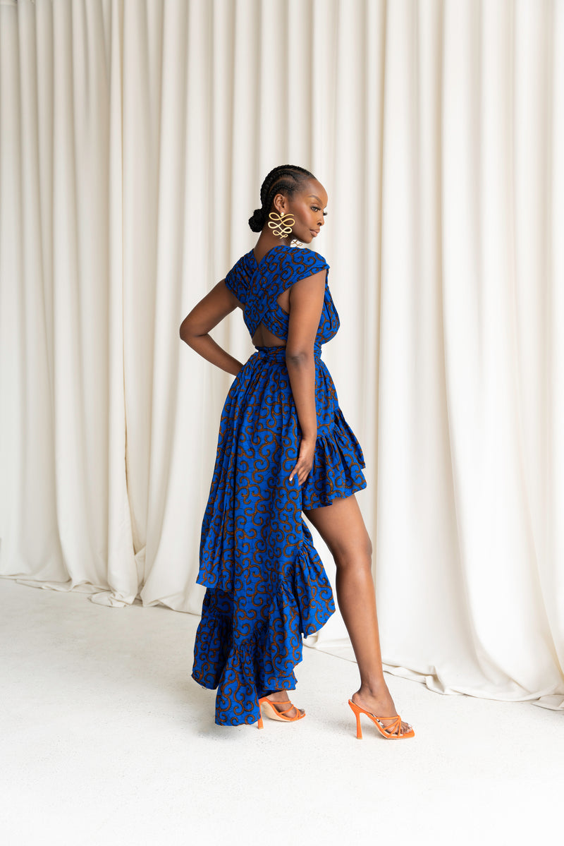 L'AVIYE African Print Infinity Multiway Convertible Dresses