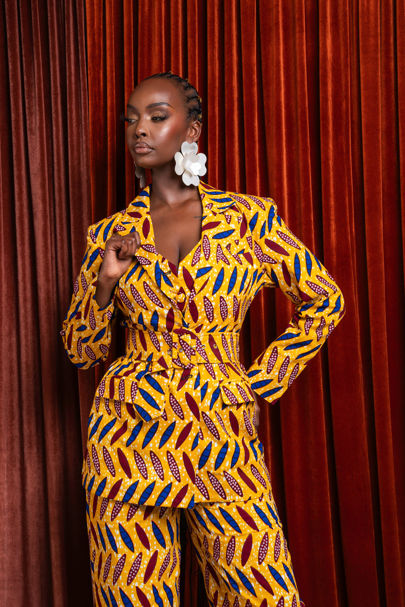 MOYIN African print Pantsuit BLAZER