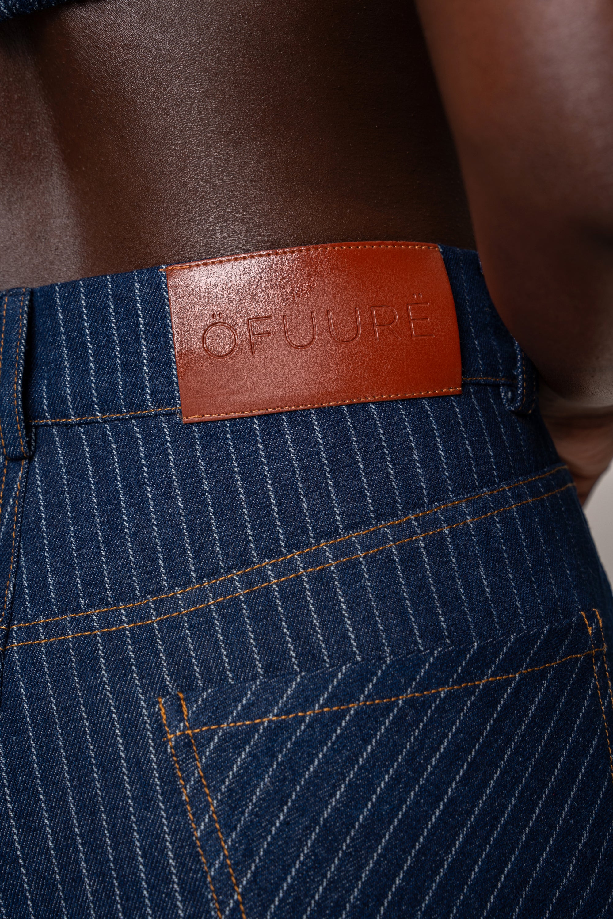 Denim Pinstripe IRA Pants