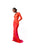 SIENNA HI-LOW RUFFLE DRESS