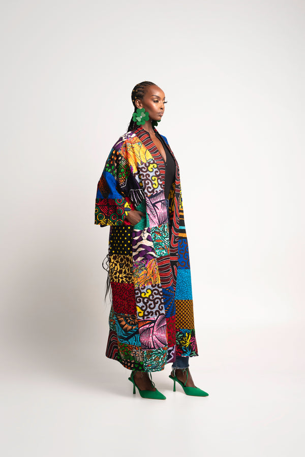NANA PATCHWORK African Print Kimono