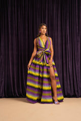 FEMI African print Maxi Infinity dress