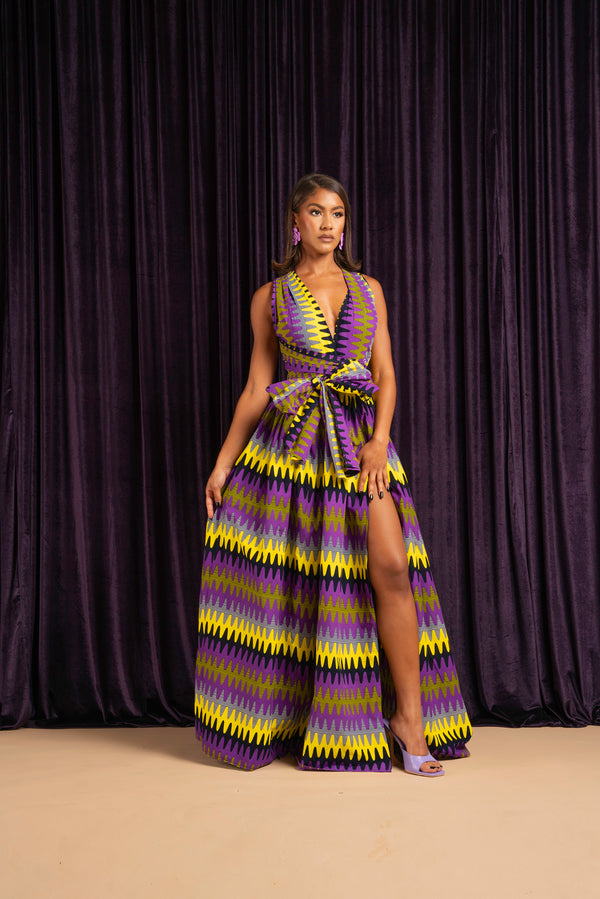 FEMI African print Maxi Infinity dress