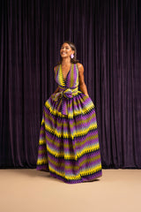 FEMI African print Maxi Infinity dress