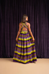 FEMI African print Maxi Infinity dress