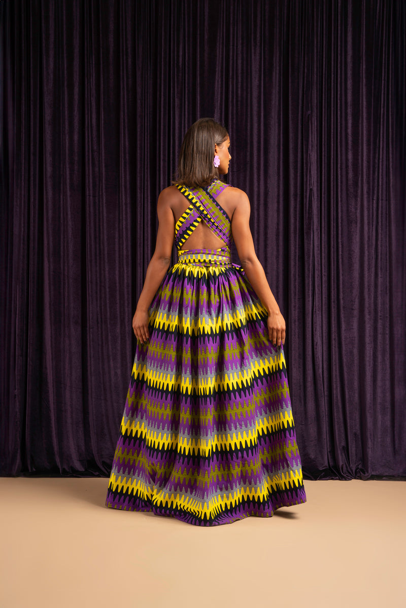 FEMI African print Maxi Infinity dress