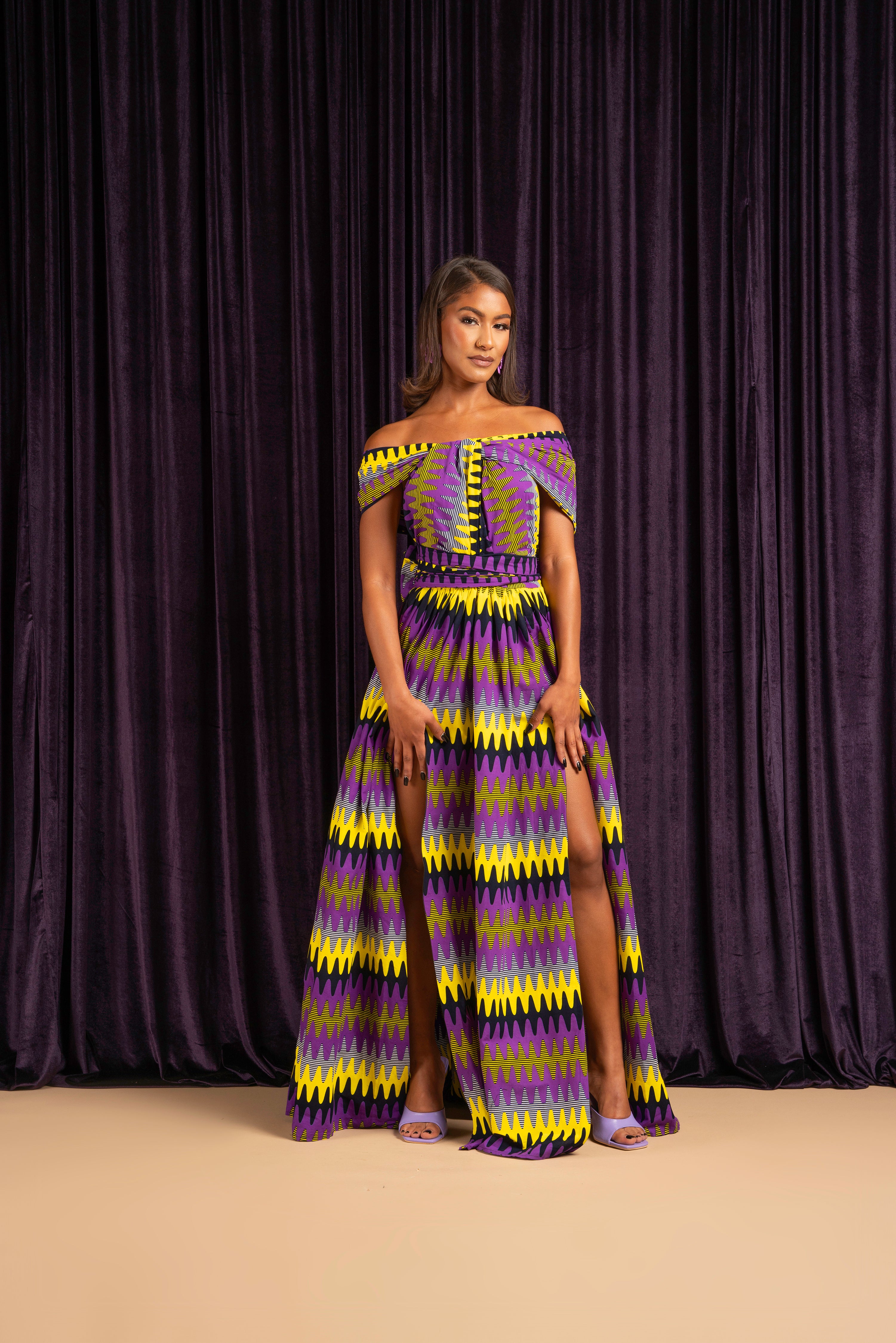 FEMI African print Maxi Infinity dress