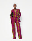 WUNMI African print WAISTCOAT