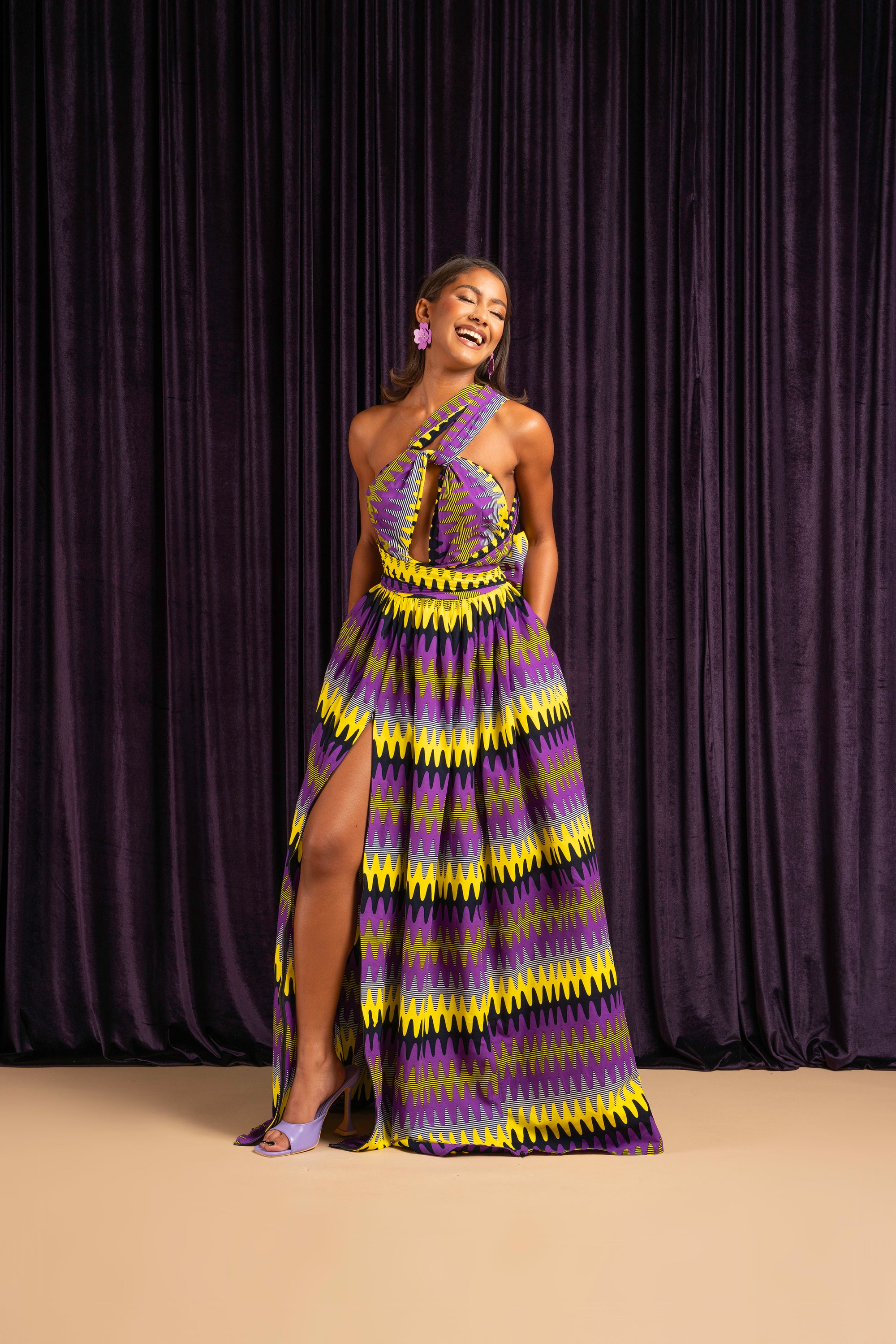 FEMI African print Maxi Infinity dress