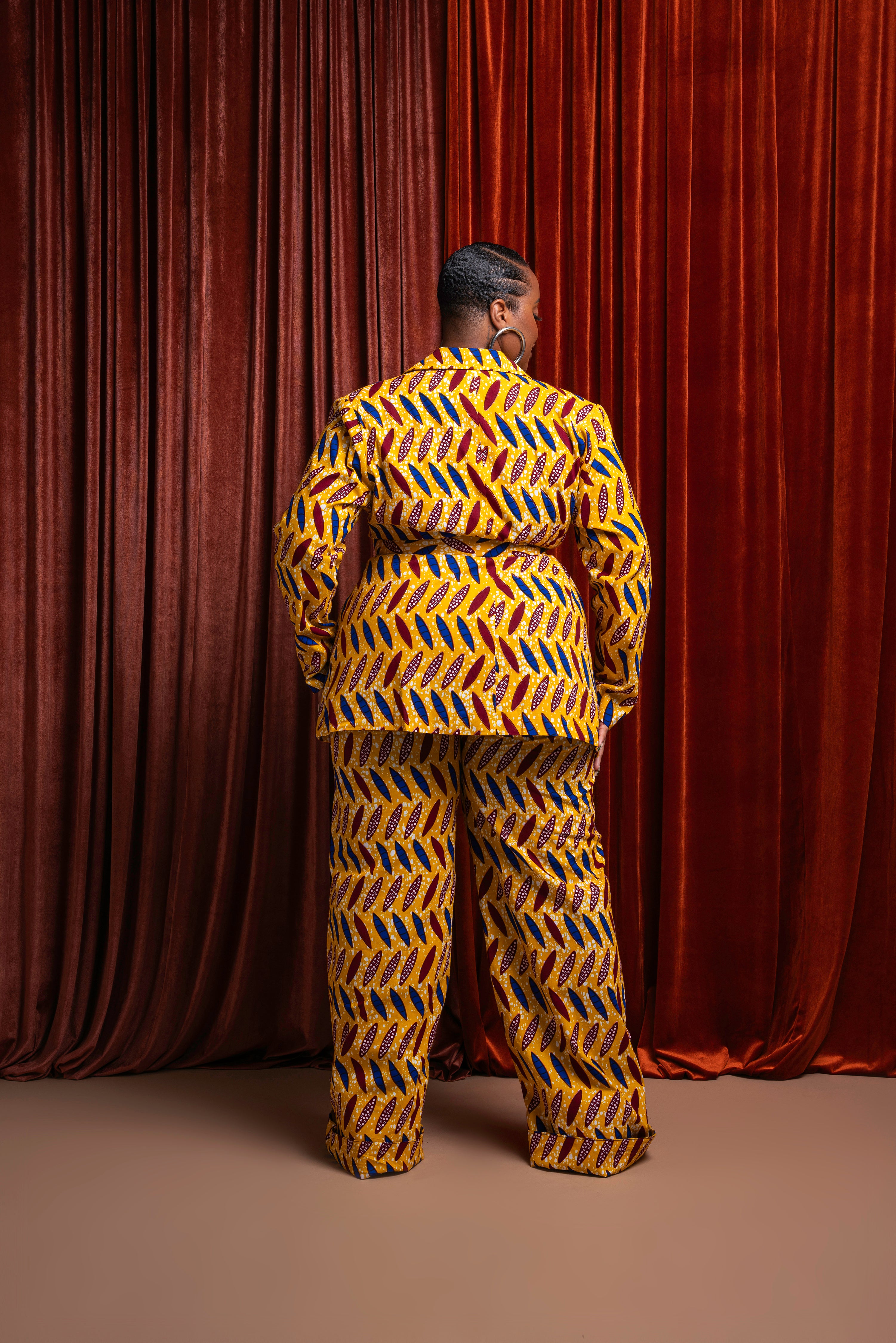 MOYIN African print Pantsuit BLAZER