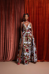 LOLA African print Maxi Infinity dress