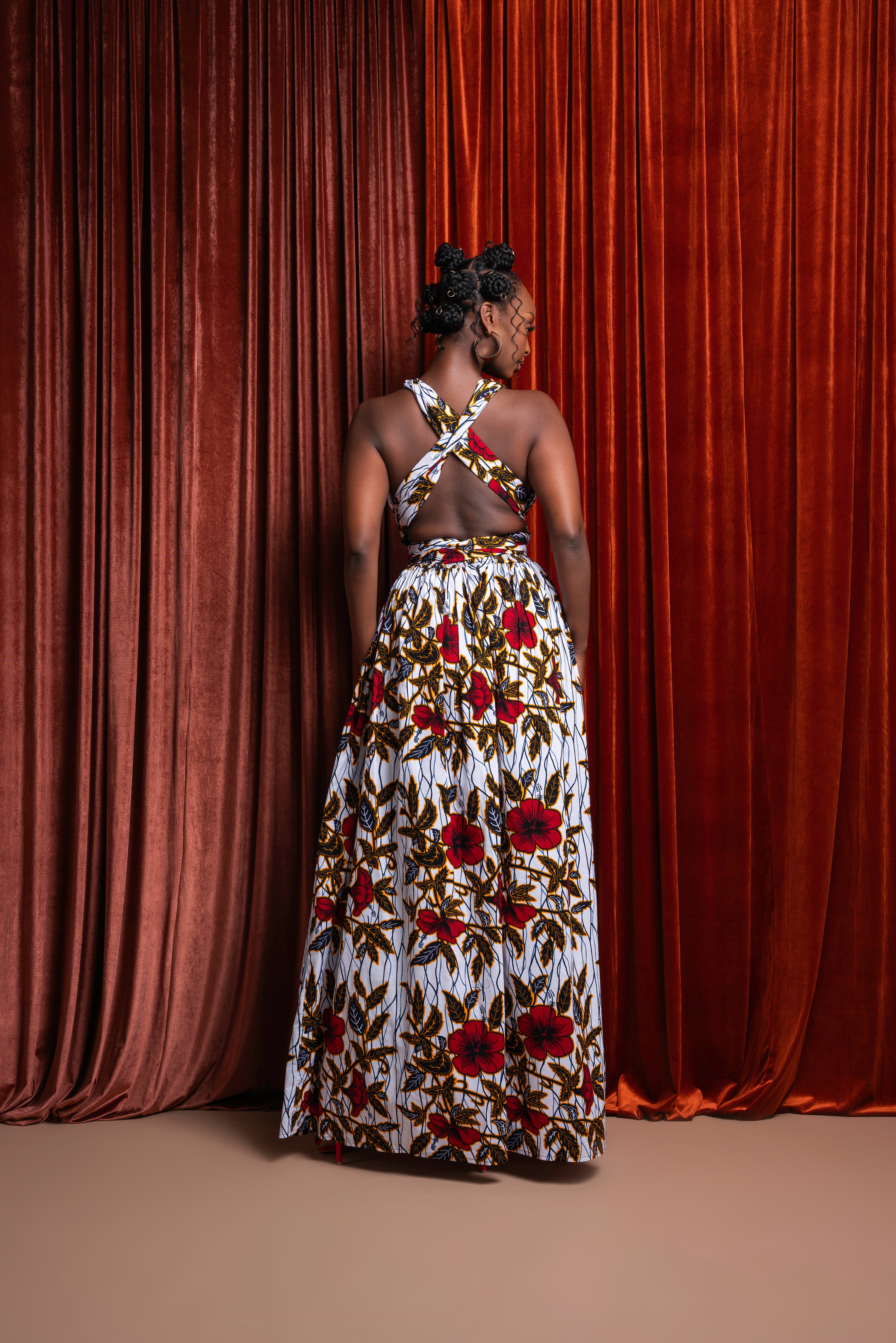 LOLA African print Maxi Infinity dress