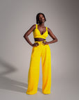 LIZA Sequin Pants in AMBER