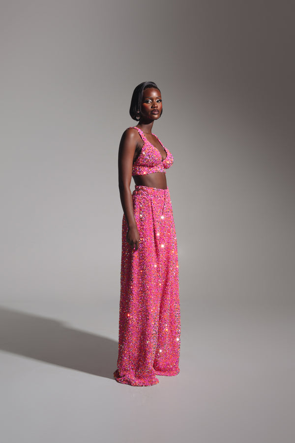 African Print Ruched mini skirt -SAMPLE SALE