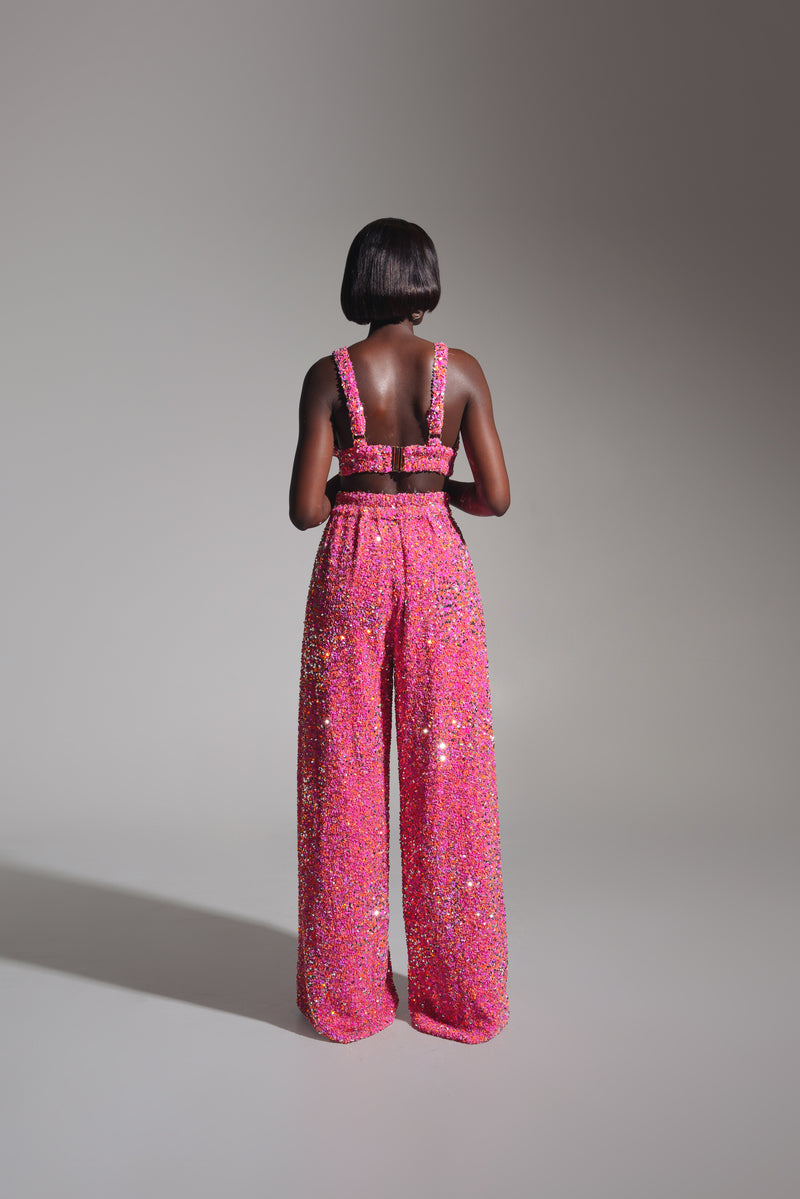 African Print Ruched mini skirt -SAMPLE SALE