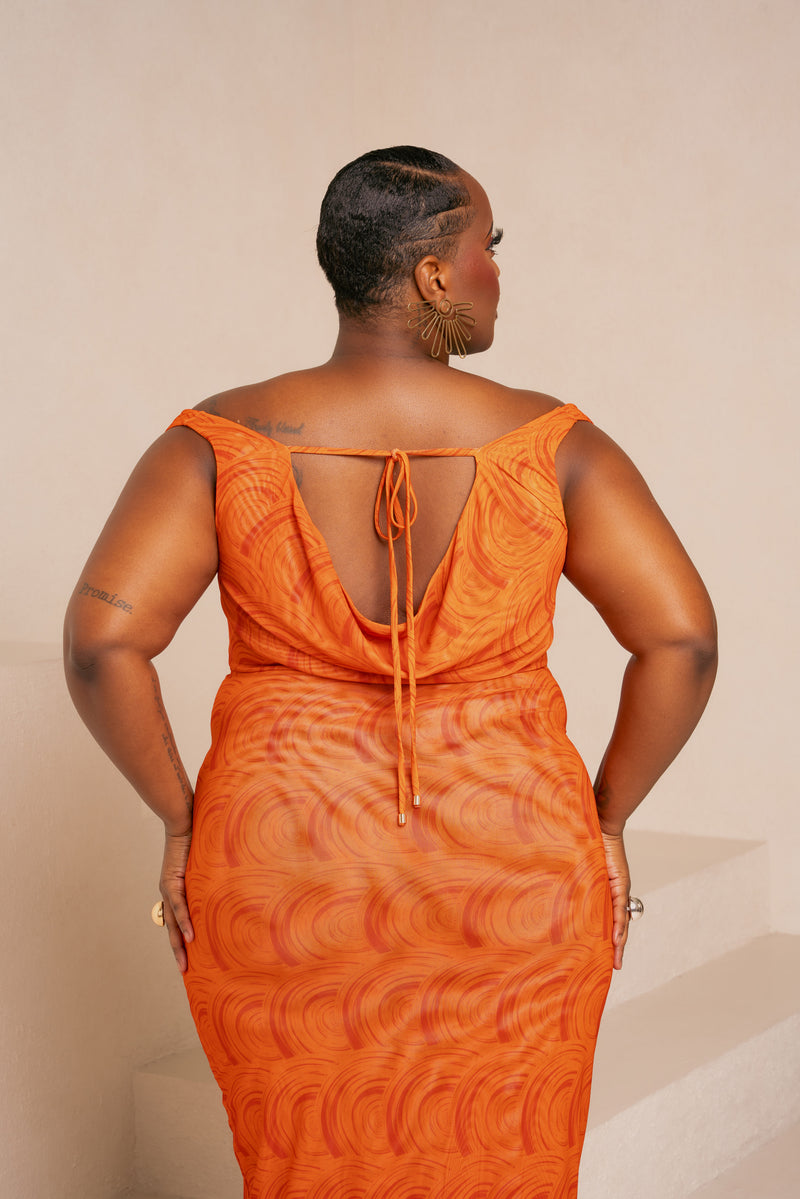 African Print mini skirt -SAMPLE SALE