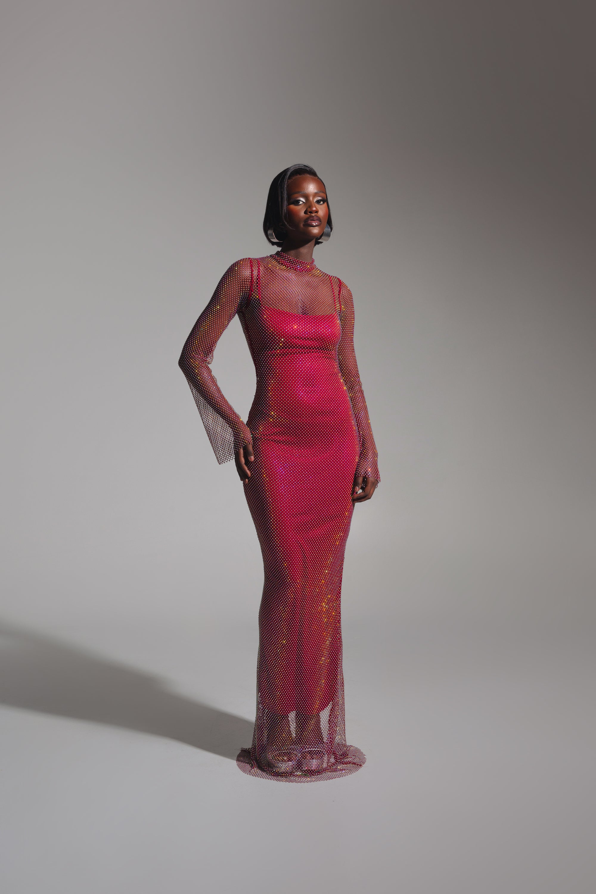 burgundy blush dress A-Line Burgundy/Pink Tulle Velvet Long Prom Dress, Burgundy Formal Dre shopluu