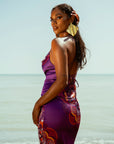 ENANG PURPLE MAXI DRESS