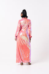 TOURMALINE Sequin Wrap Dress