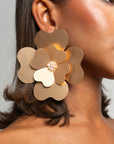 SATO earrings in MATTE GOLD